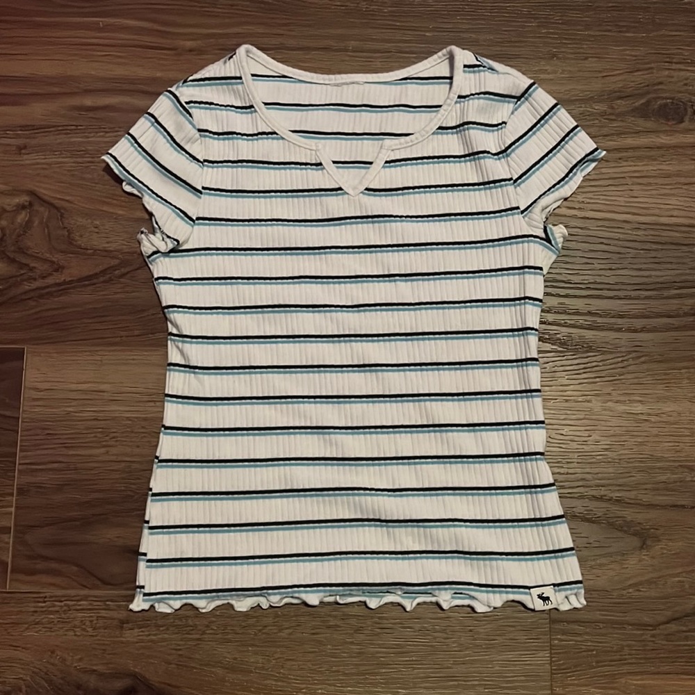 Abercrombie & Fitch Striped Baby Tee